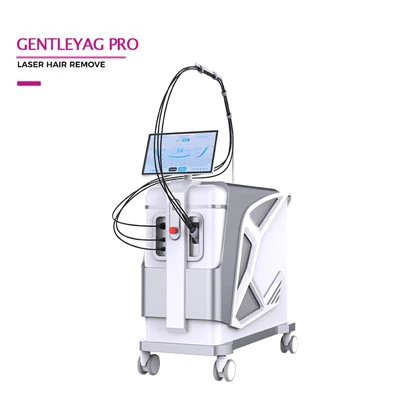 Peranti Penyingkiran Bulu Laser Alexandrite 755nm Dengan 1064nm Nd:YAG Dual Mode Dan Sistem Penghantaran Gentian